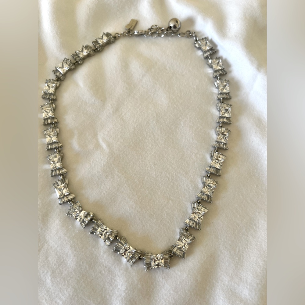 Kate Spade Le Soir Crystal bow necklace